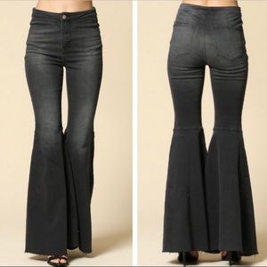 Blank Paige super flared bell bottom jeans